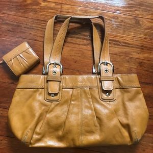 AUTHENTIC Orange Coach Bag